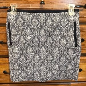 Harper printed pencil skirt